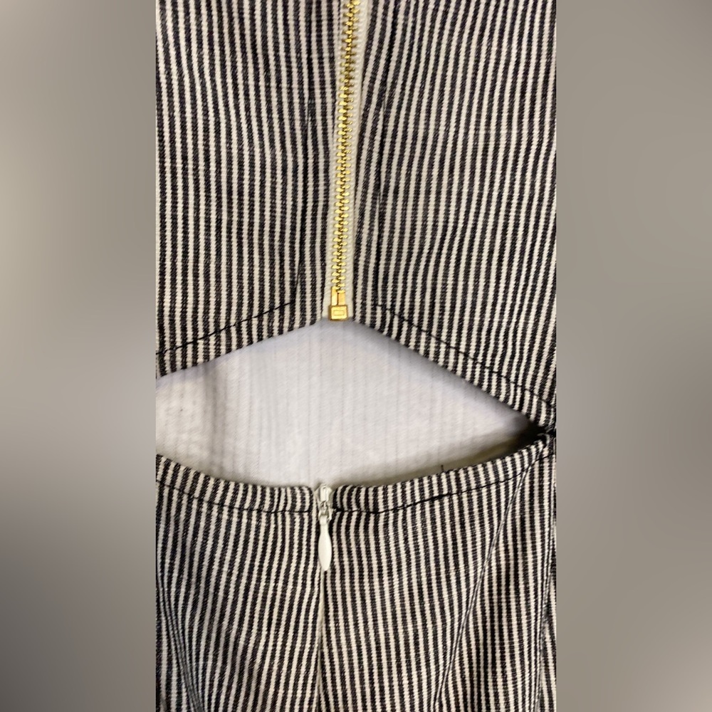 Trina Turk Acai Sleeveless Striped Romper, Black/White - Picture 9 of 16